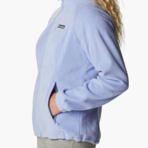 Columbia Women's Blue Periwinkle Full Zip Fleece Jacket NWOT Size XXL/16 - Picture 3 of 9